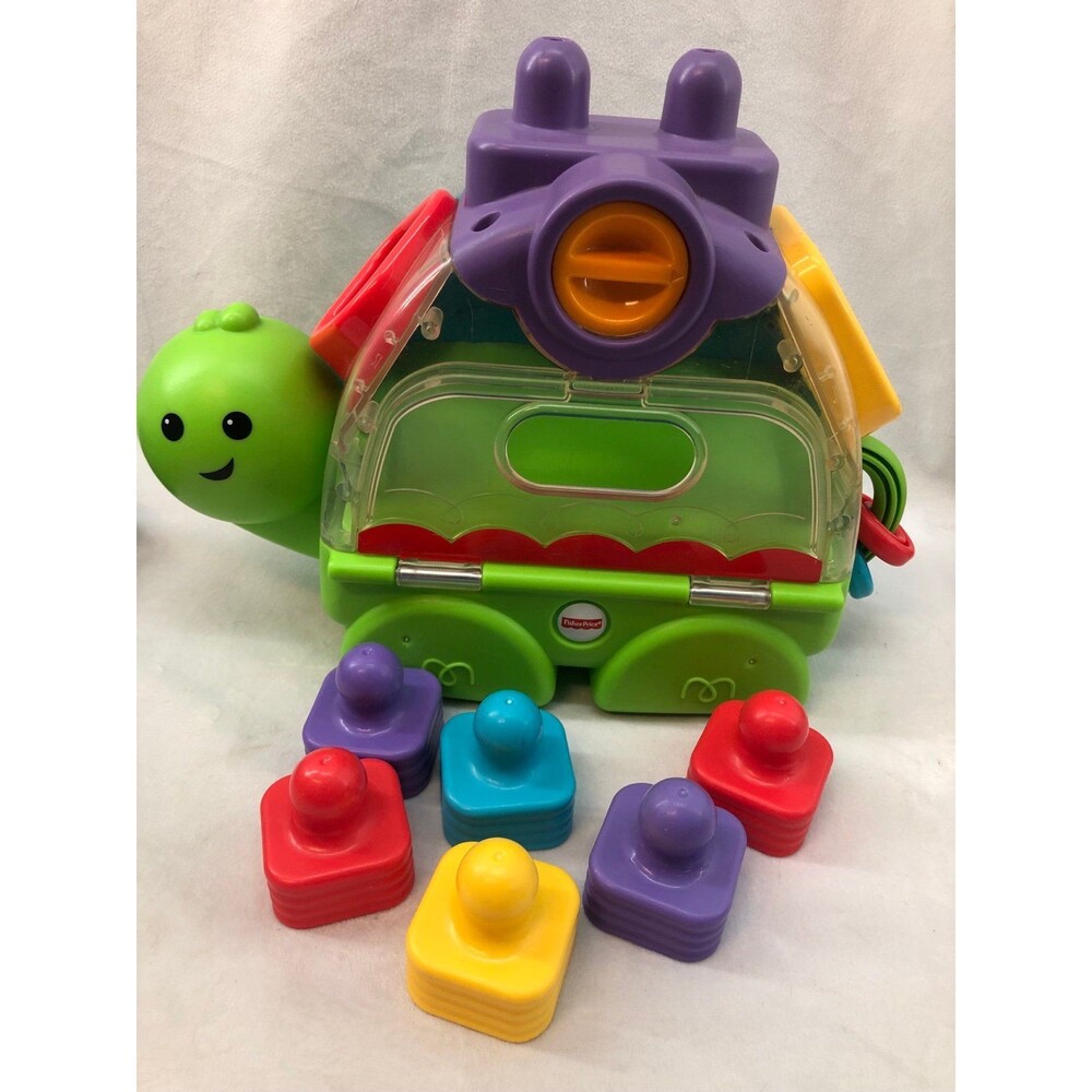 Fisher price little stackers sort & spill turtle